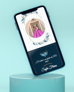 invitacion digital para xv años