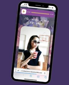 invitaciones digitales para xv años